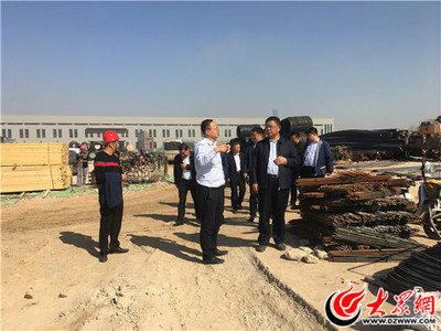 李國珍現場調度開發區棚改、工廠企業等重點項目